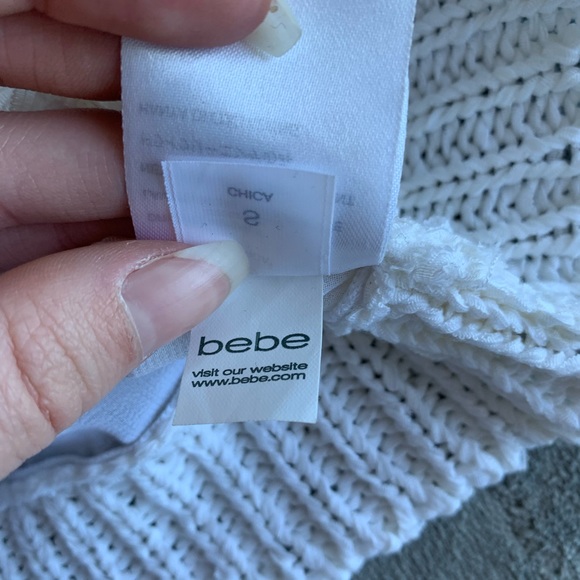 3 For $20 BEBE Short Sleeve Mixed Texture Top - Picture 7 of 10